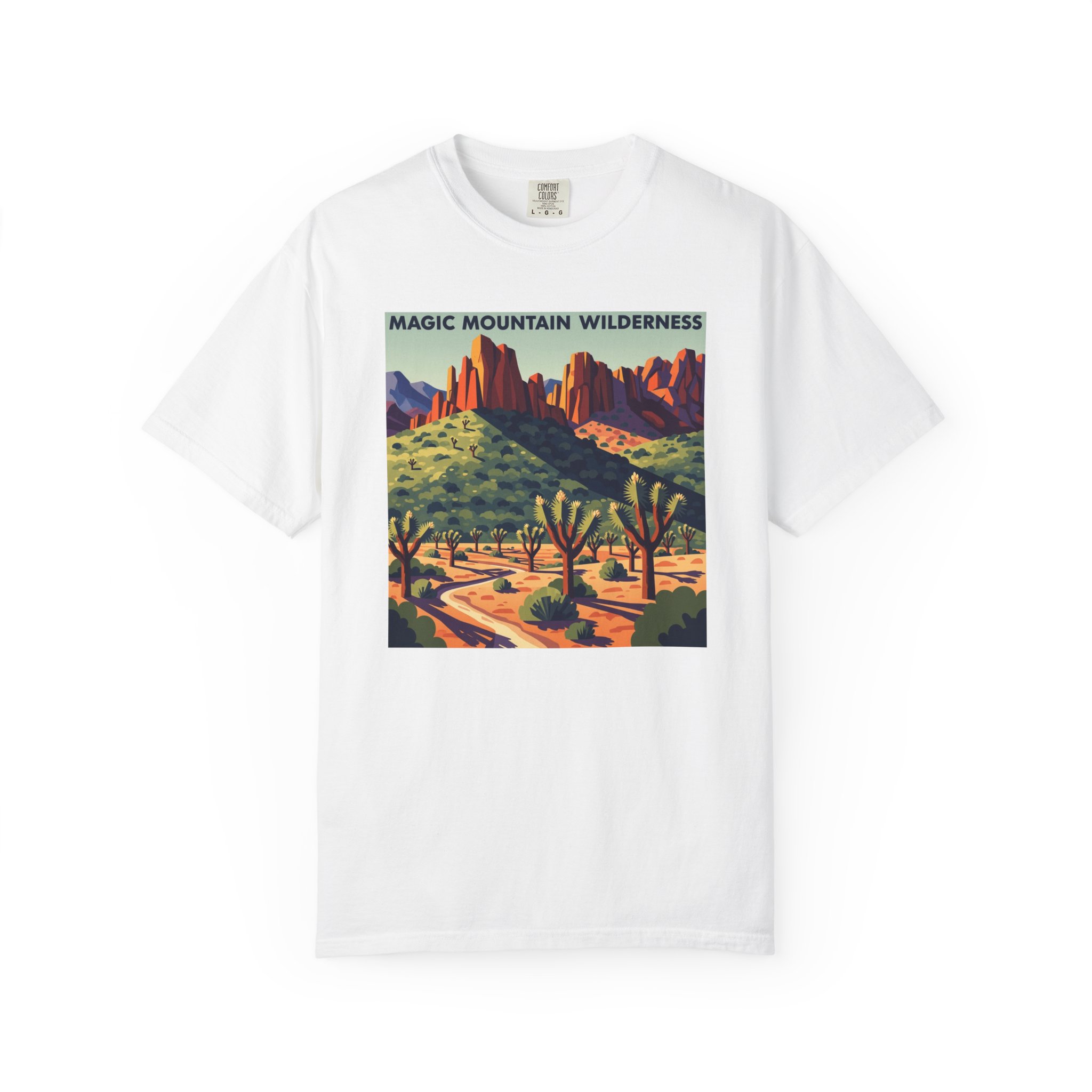 Magic Mountain Wilderness WPA Style Unisex T-shirt
