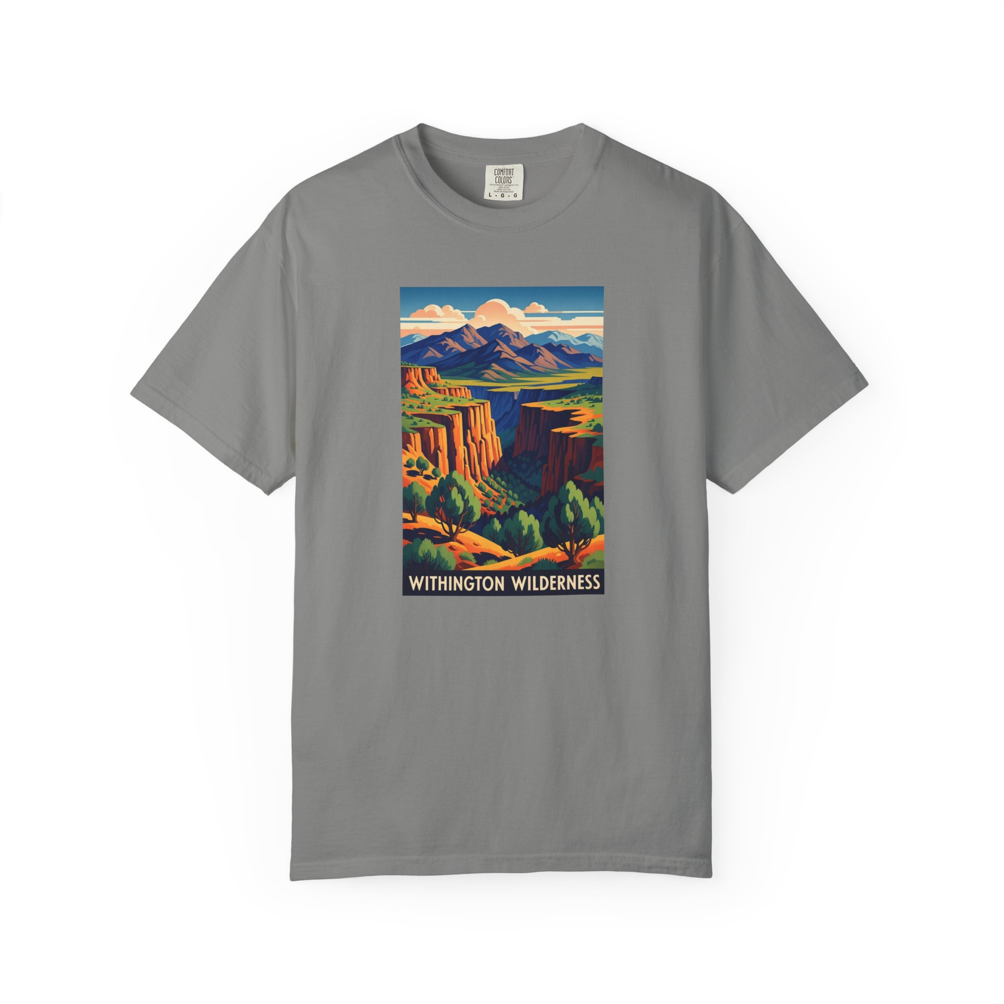 Withington Wilderness WPA Style Unisex T-shirt - Image 7