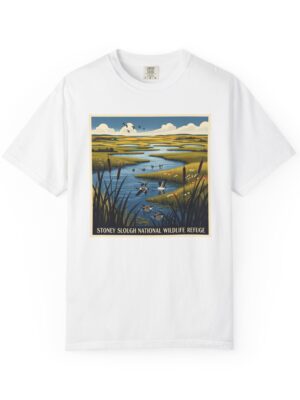 Stoney Slough National Wildlife Refuge WPA Style Unisex T-shirt