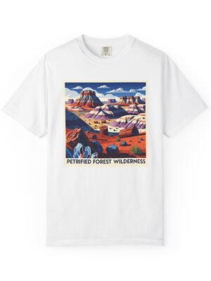 Petrified Forest Wilderness WPA Style Unisex T-shirt