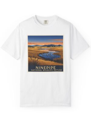 Ninepipe National Wildlife Refuge WPA Style Unisex T-shirt