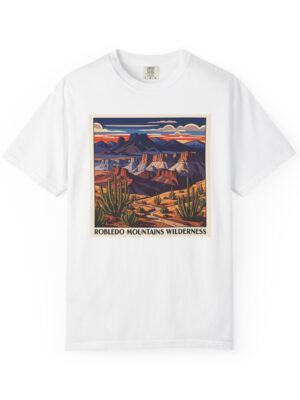 Robledo Mountains Wilderness WPA Style Unisex T-shirt