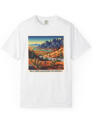 Palo Verde Mountains Wilderness WPA Style Unisex T-shirt