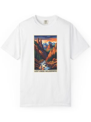 Lost Creek Wilderness WPA Style Unisex T-shirt
