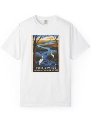Two Rivers National Wildlife Refuge WPA Style Unisex T-shirt