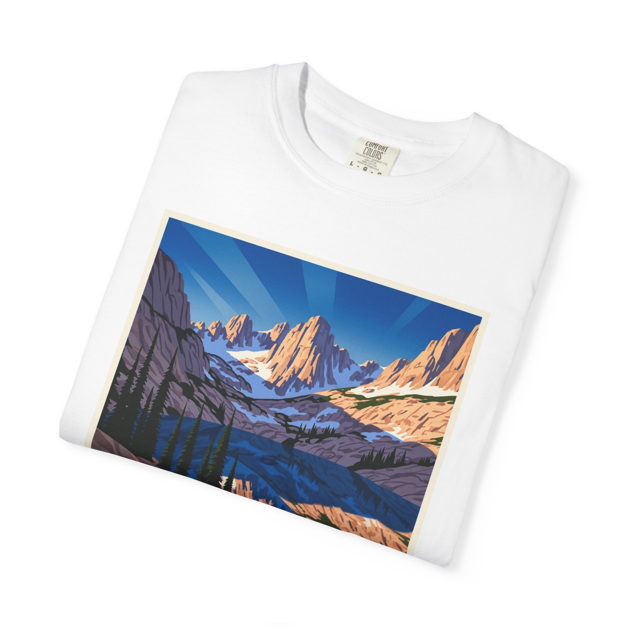 Vasquez Peak Wilderness WPA Style Unisex T-shirt - Image 3