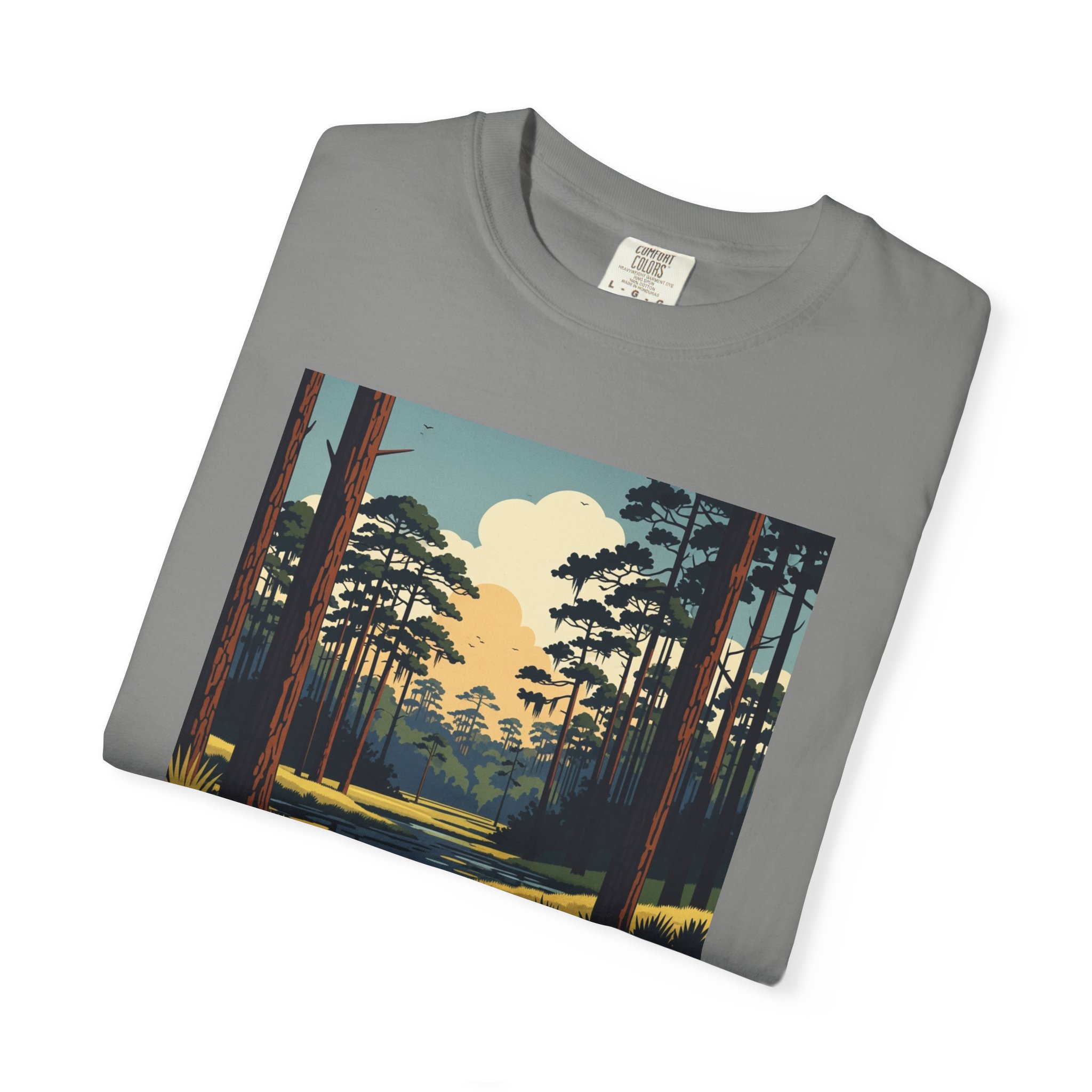 Osceola National Forest WPA Style Unisex T-shirt - Image 9
