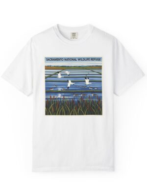 Sacramento National Wildlife Refuge WPA Style Unisex T-shirt