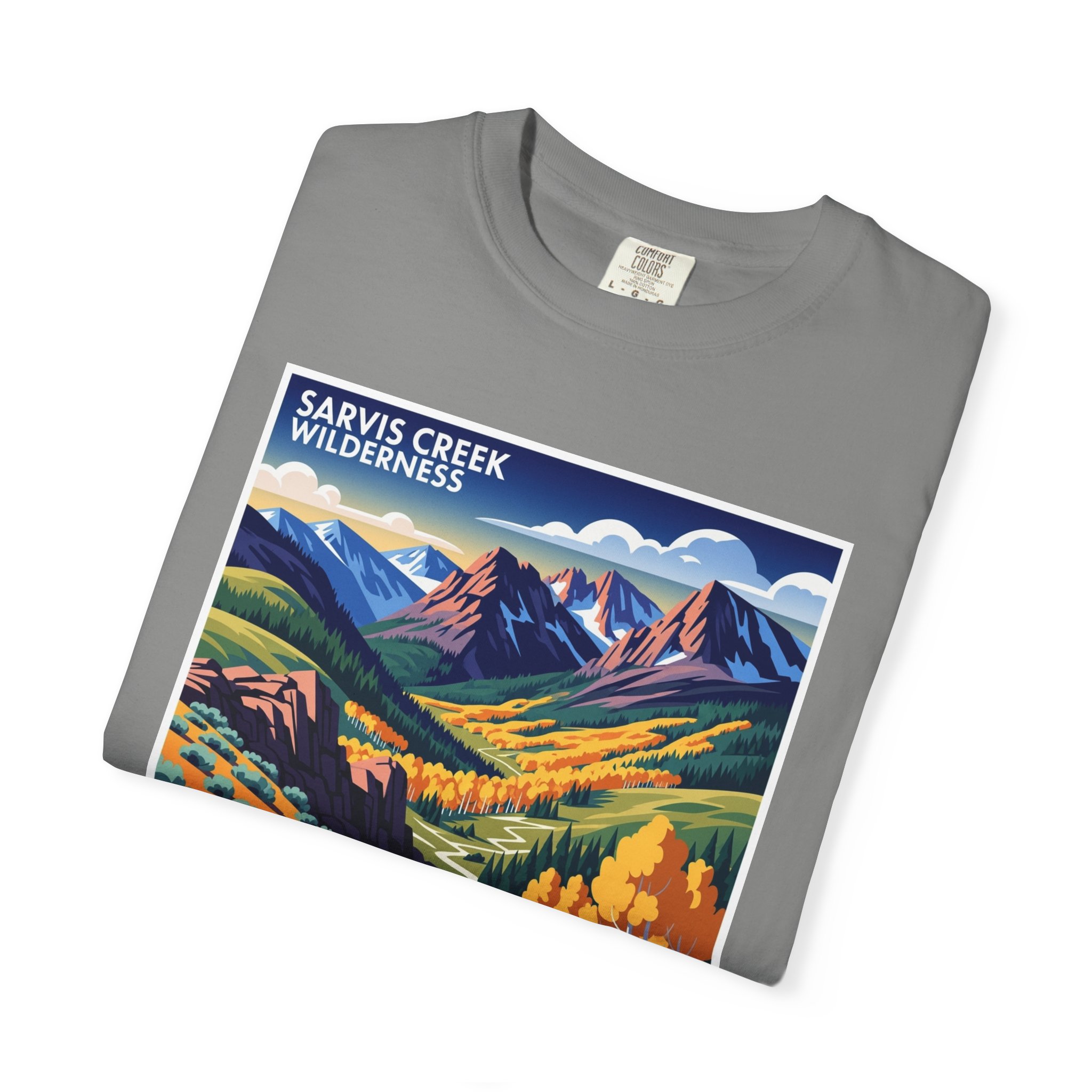 Sarvis Creek Wilderness WPA Style Unisex T-shirt - Image 9