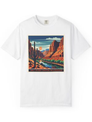 Salt River Canyon Wilderness WPA Style Unisex T-shirt