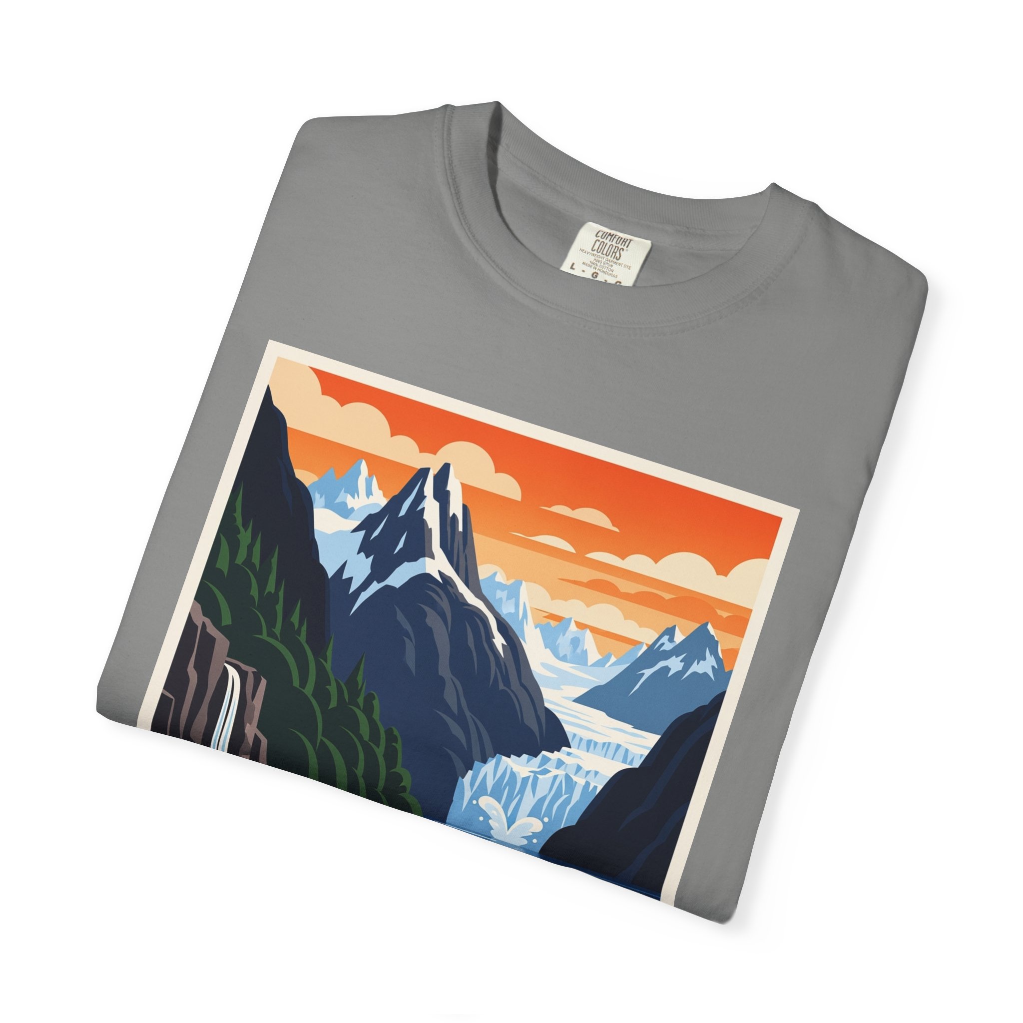 Stikine–LeConte Wilderness WPA Style Unisex T-shirt - Image 9