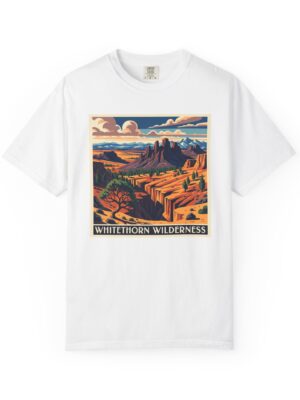 Whitethorn Wilderness WPA Style Unisex T-shirt