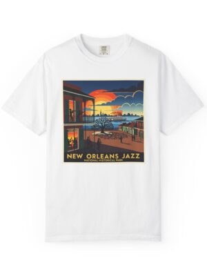 New Orleans Jazz National Historical Park WPA Style Unisex T-shirt