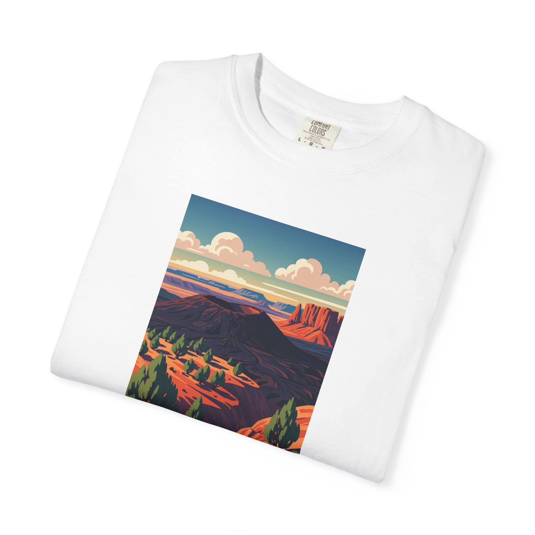 Malpais Mesa Wilderness WPA Style Unisex T-shirt - Image 3