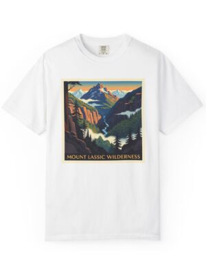 Mount Lassic Wilderness WPA Style Unisex T-shirt