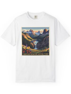 Okanogan–Wenatchee National Forest WPA Style Unisex T-shirt