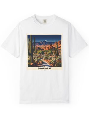 Saguaro Wilderness WPA Style Unisex T-shirt