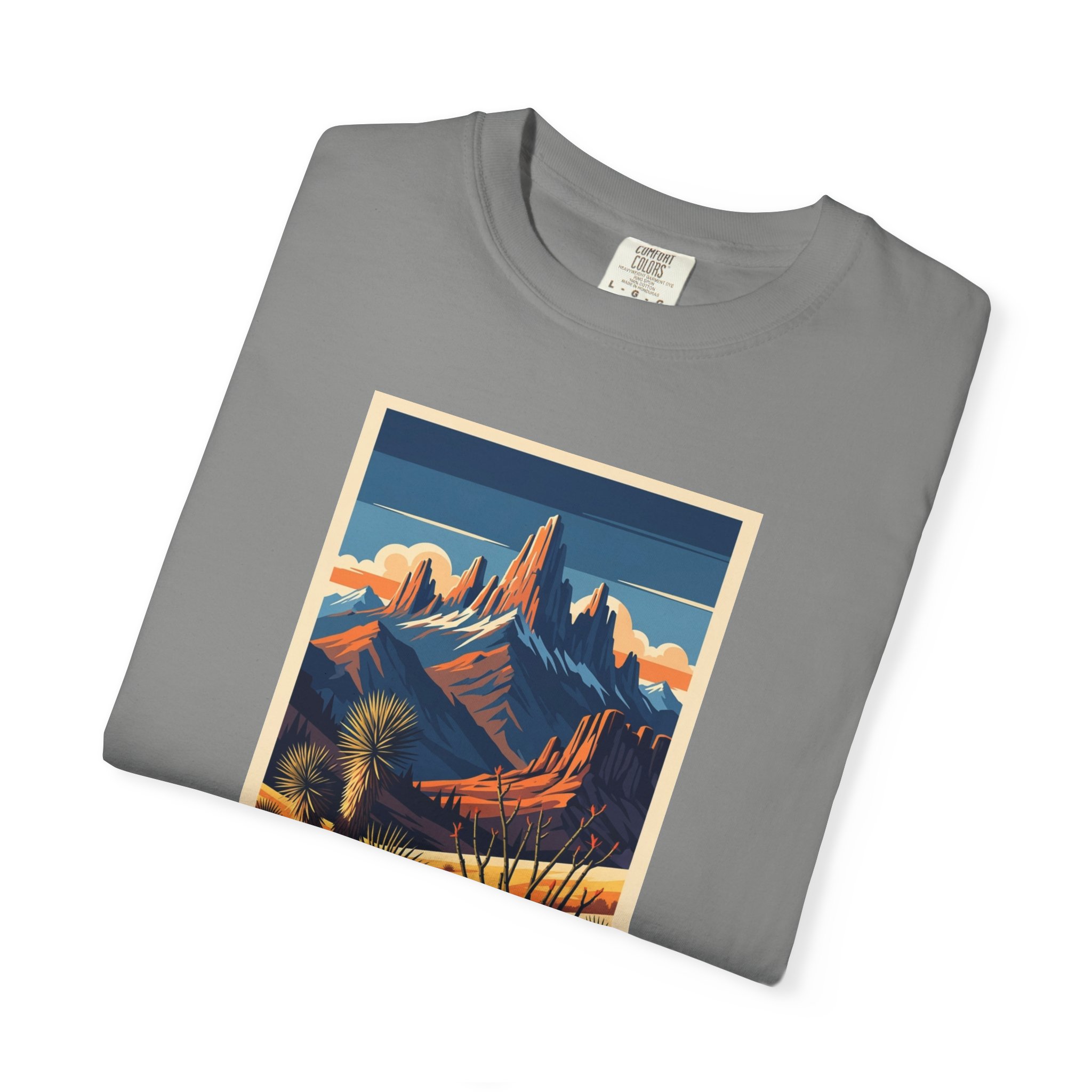 Organ Mountains Wilderness WPA Style Unisex T-shirt - Image 9