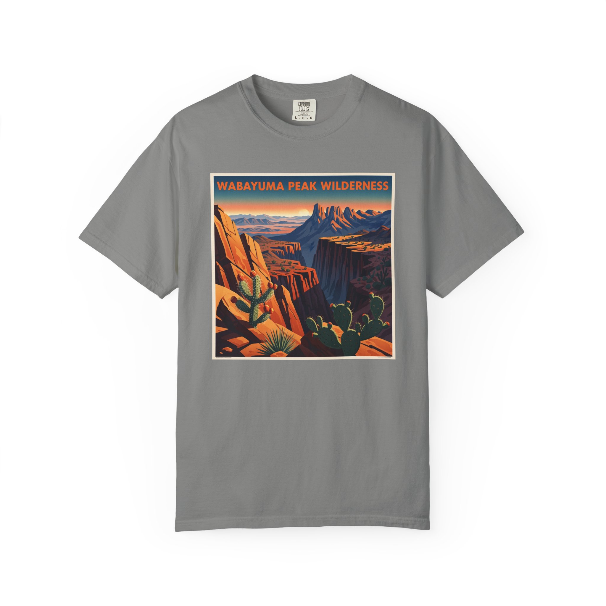 Wabayuma Peak Wilderness WPA Style Unisex T-shirt - Image 7