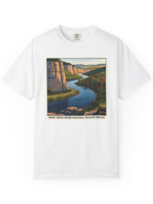 Paint Rock River National Wildlife Refuge WPA Style Unisex T-shirt