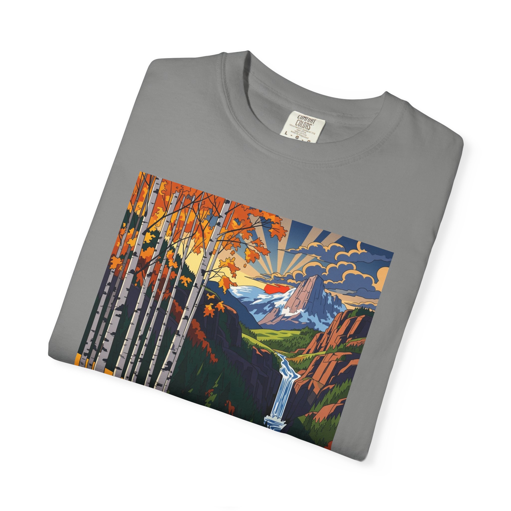 White Mountain National Forest WPA Style Unisex T-shirt - Image 9