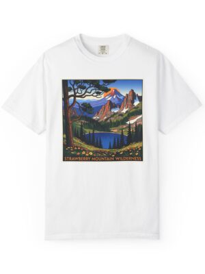 Strawberry Mountain Wilderness WPA Style Unisex T-shirt