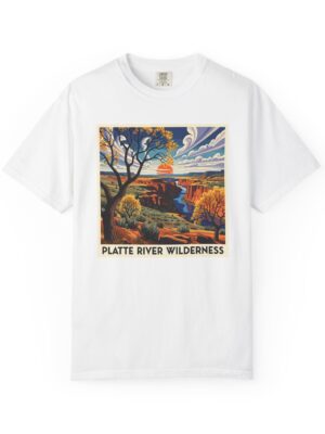 Platte River Wilderness WPA Style Unisex T-shirt