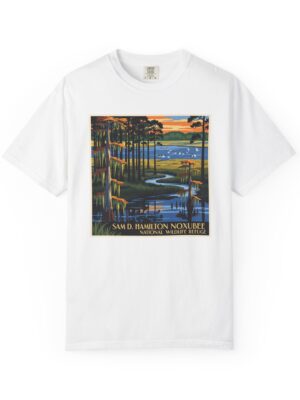 Sam D. Hamilton Noxubee National Wildlife Refuge WPA Style Unisex T-shirt