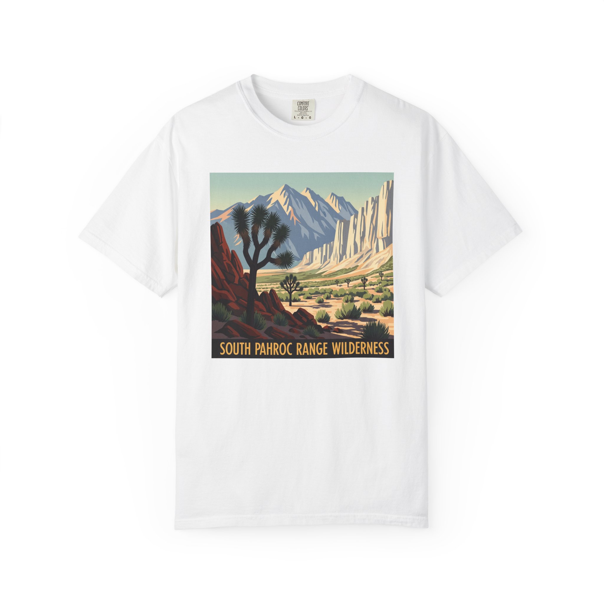 South Pahroc Range Wilderness WPA Style Unisex T-shirt
