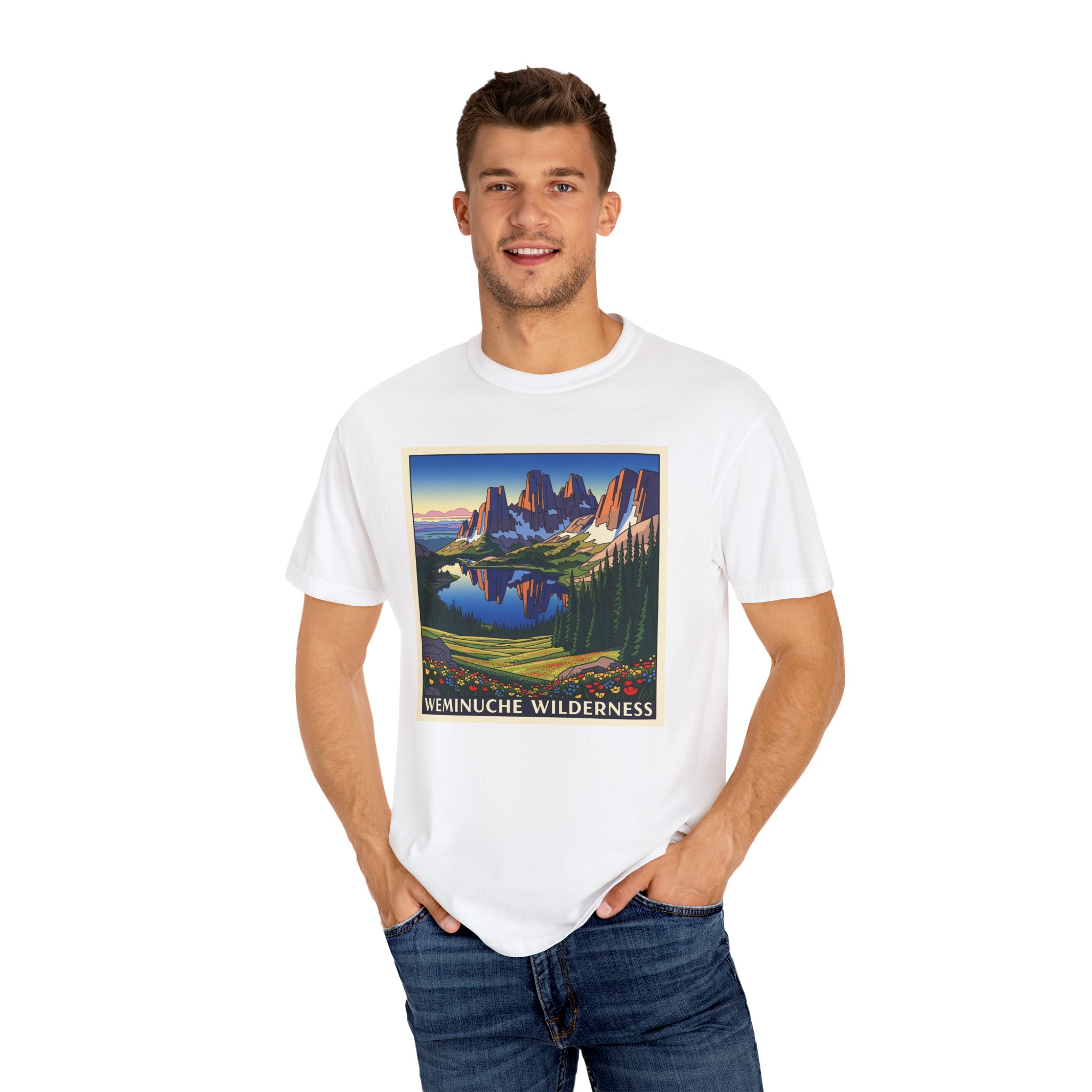 Weminuche Wilderness WPA Style Unisex T-shirt - Image 4