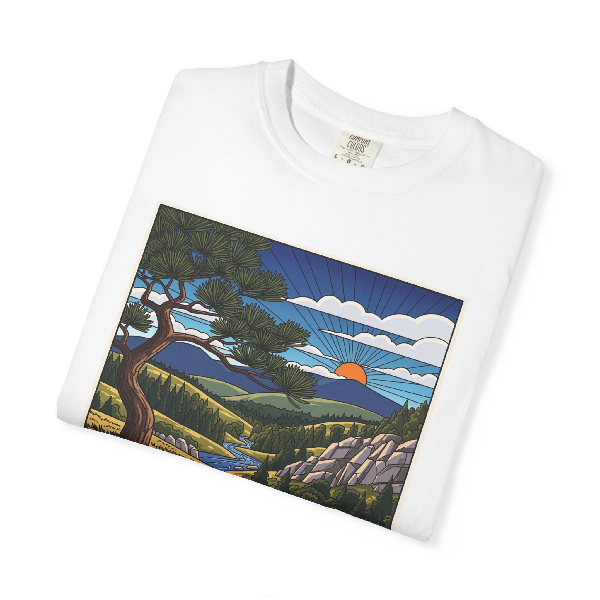 Sumter National Forest WPA Style Unisex T-shirt - Image 3