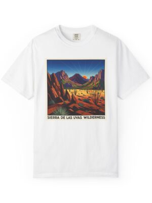 Sierra de las Uvas Wilderness WPA Style Unisex T-shirt