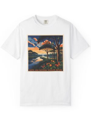 Santa Ana National Wildlife Refuge WPA Style Unisex T-shirt