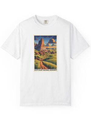 Scotts Bluff National Monument WPA Style Unisex T-shirt