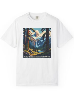 Mount Skokomish Wilderness WPA Style Unisex T-shirt
