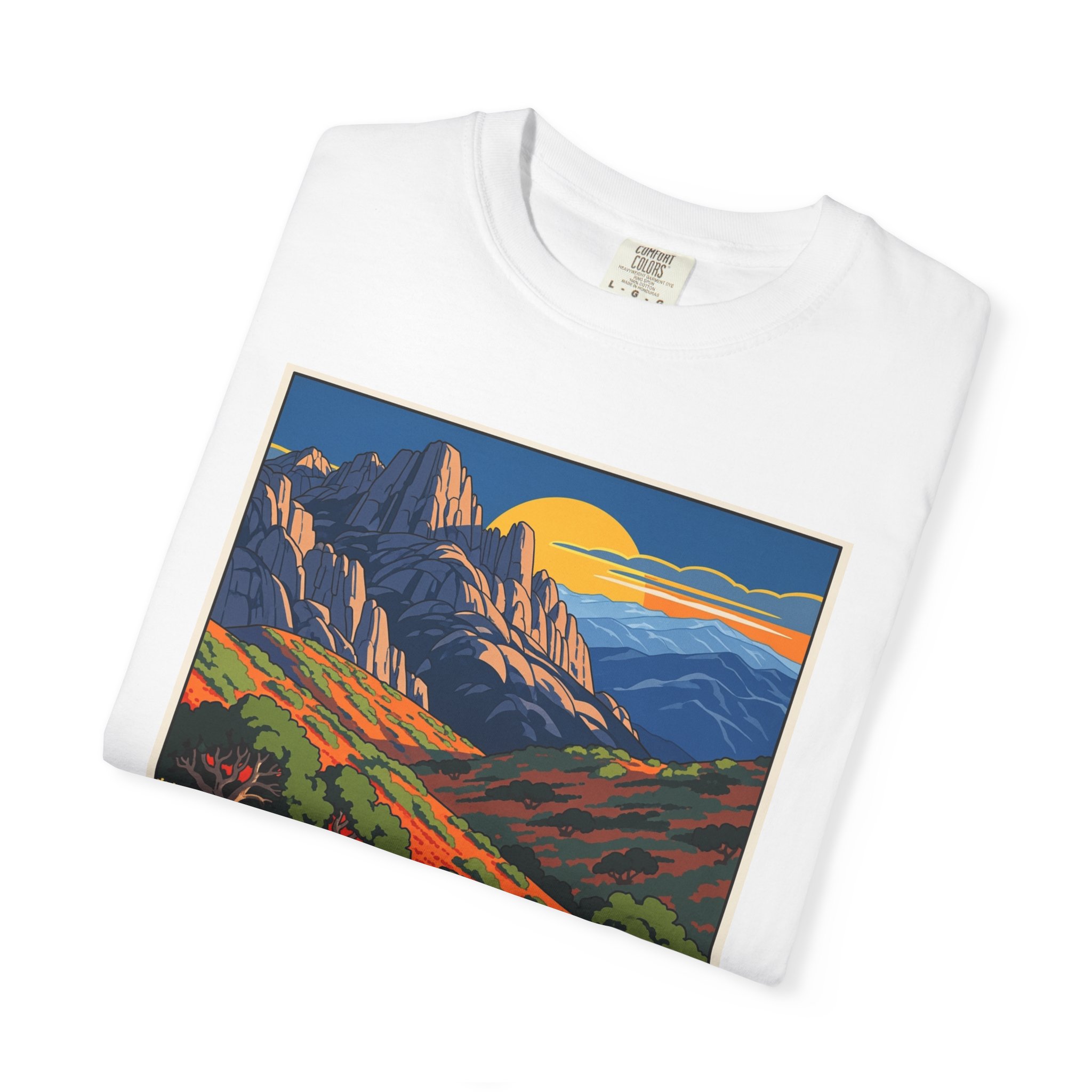 Machesna Mountain Wilderness WPA Style Unisex T-shirt - Image 3