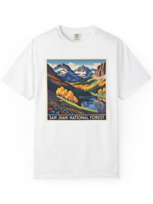 San Juan National Forest WPA Style Unisex T-shirt