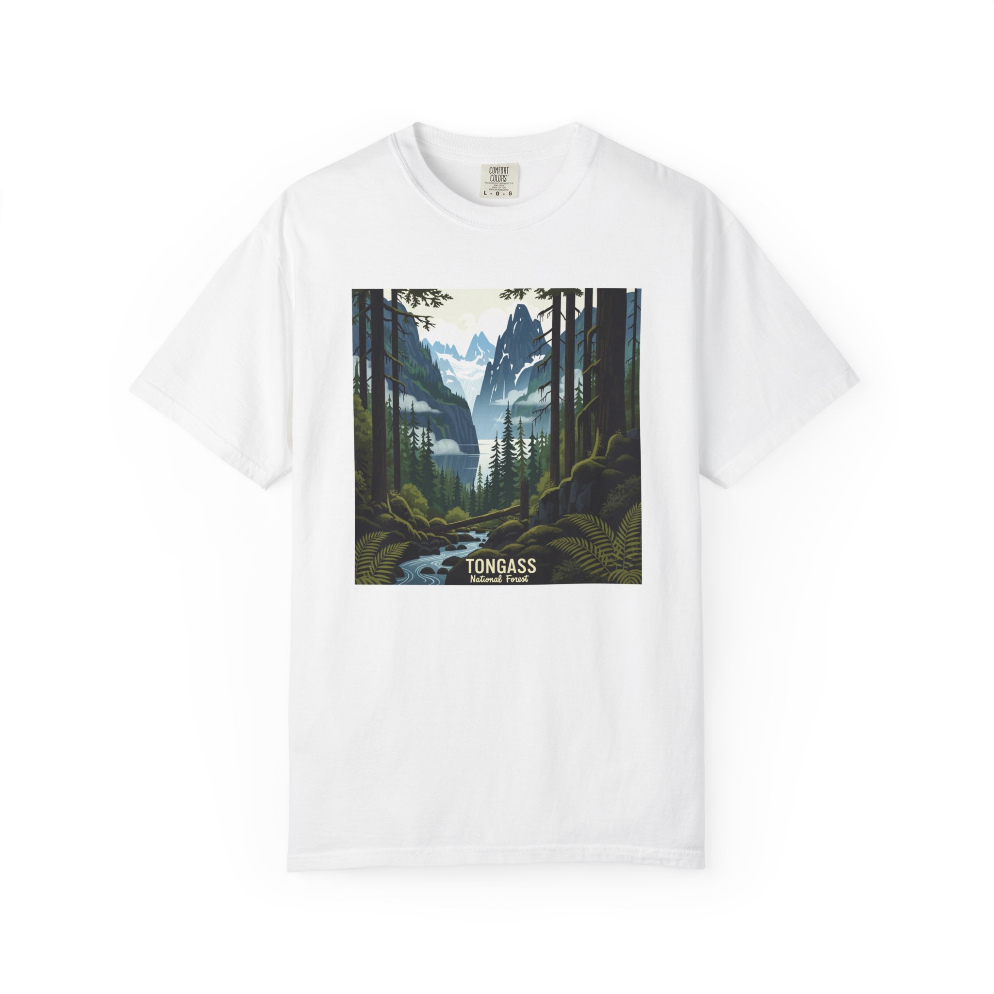 Tongass National Forest WPA Style Unisex T-shirt