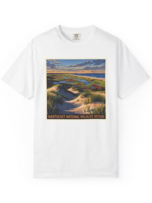 Nantucket National Wildlife Refuge WPA Style Unisex T-shirt