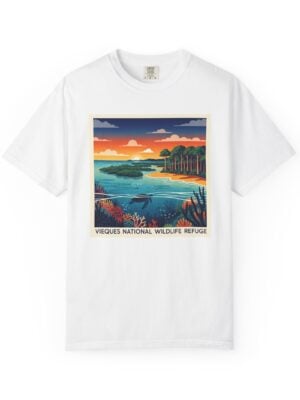 Vieques National Wildlife Refuge WPA Style Unisex T-shirt