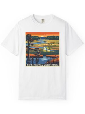 Pee Dee National Wildlife Refuge WPA Style Unisex T-shirt