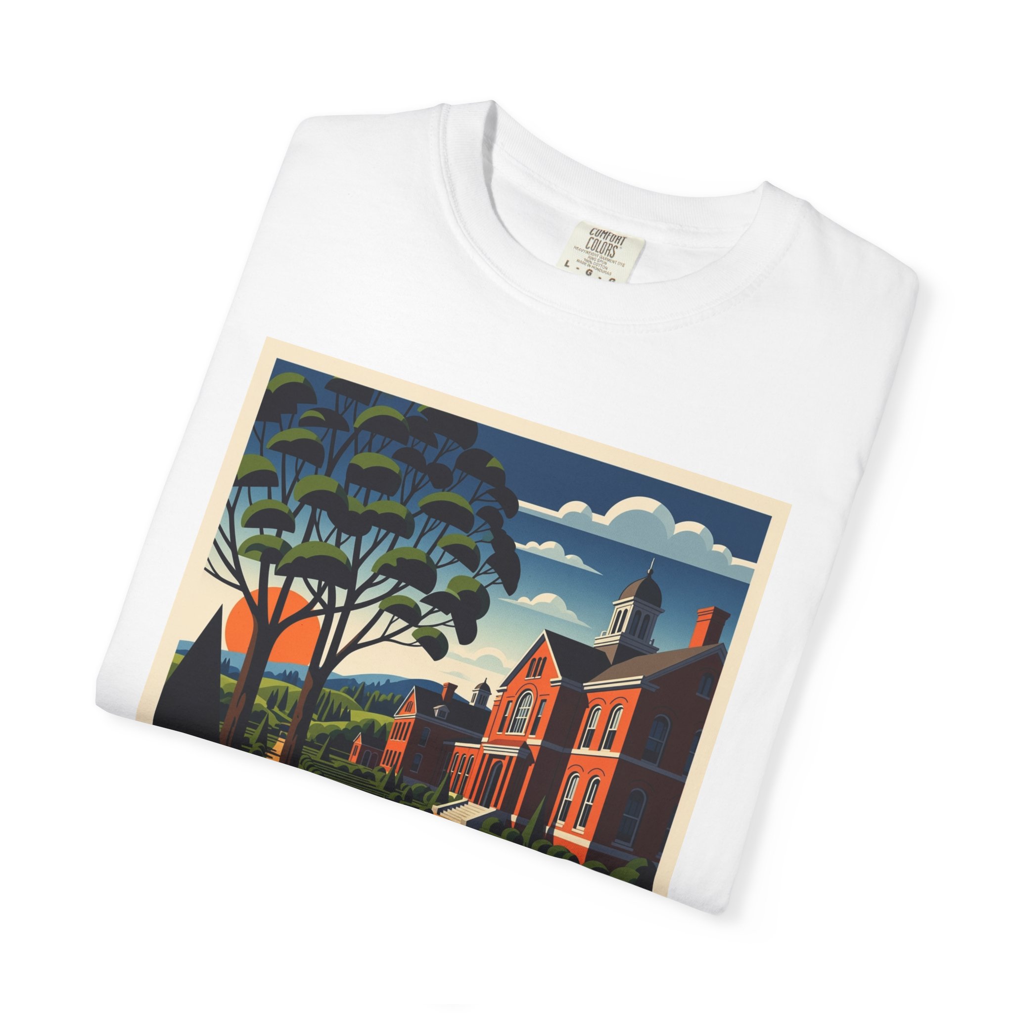 Thomas Edison National Historical Park WPA Style Unisex T-shirt - Image 3