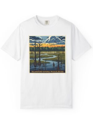 Tallahatchie National Wildlife Refuge WPA Style Unisex T-shirt