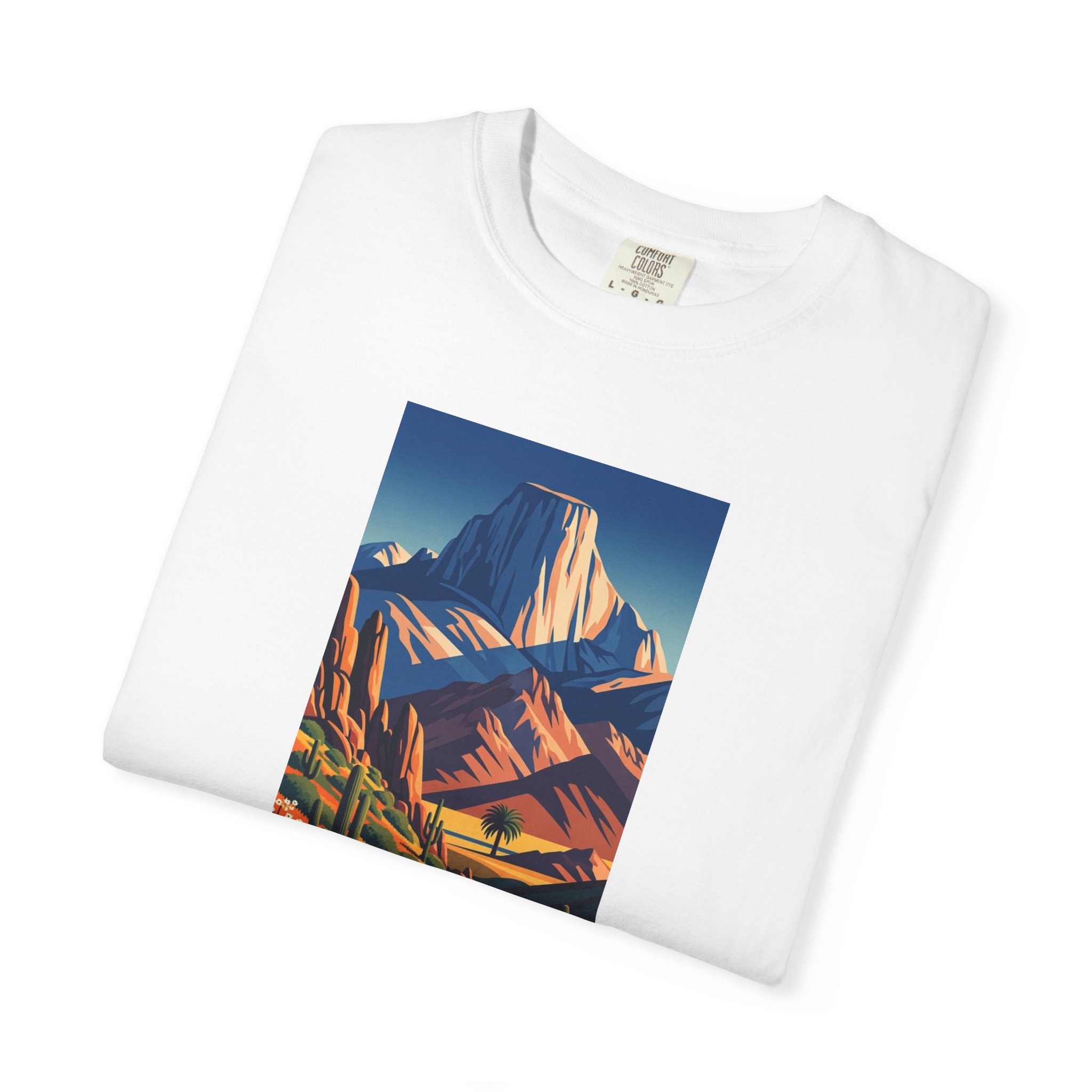 Santa Rosa Wilderness WPA Style Unisex T-shirt - Image 3