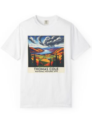 Thomas Cole National Historic Site WPA Style Unisex T-shirt