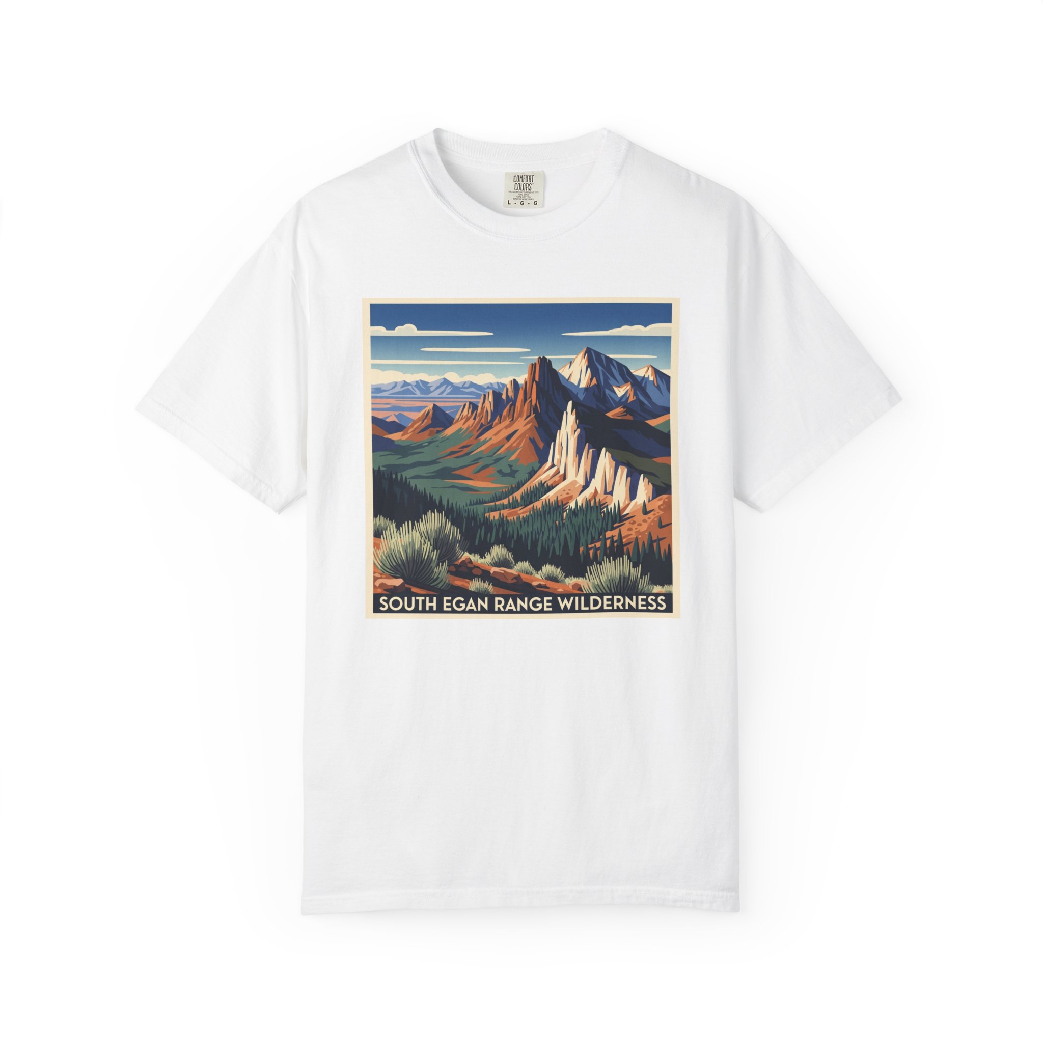 South Egan Range Wilderness WPA Style Unisex T-shirt