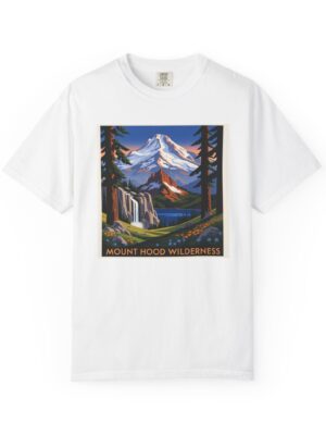 Mount Hood Wilderness WPA Style Unisex T-shirt