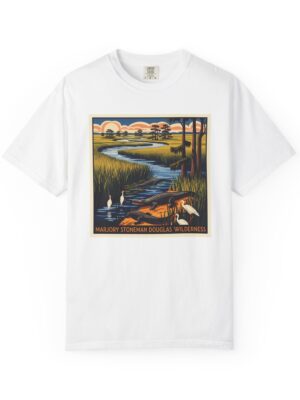 Marjory Stoneman Douglas Wilderness WPA Style Unisex T-shirt