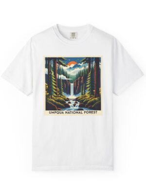 Umpqua National Forest WPA Style Unisex T-shirt