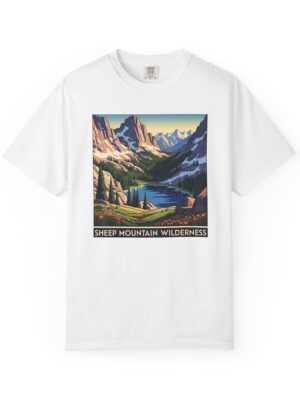 Sheep Mountain Wilderness WPA Style Unisex T-shirt